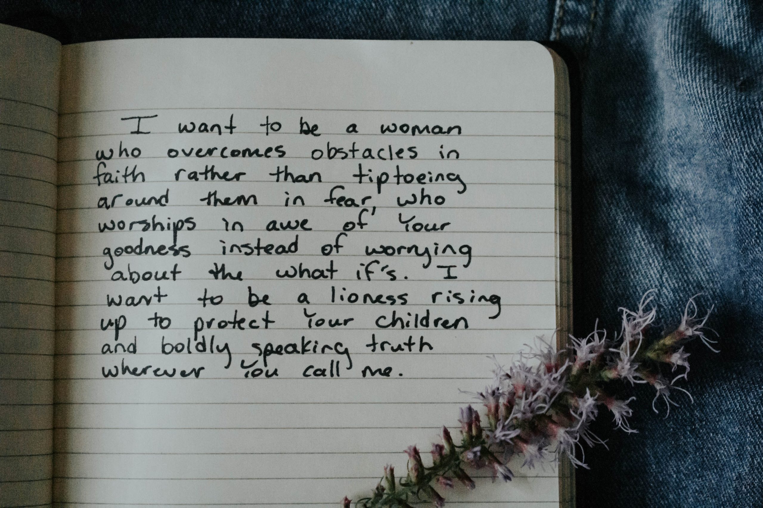 journal entry about overcoming imposter syndrome; overcoming obstacles and facing fears